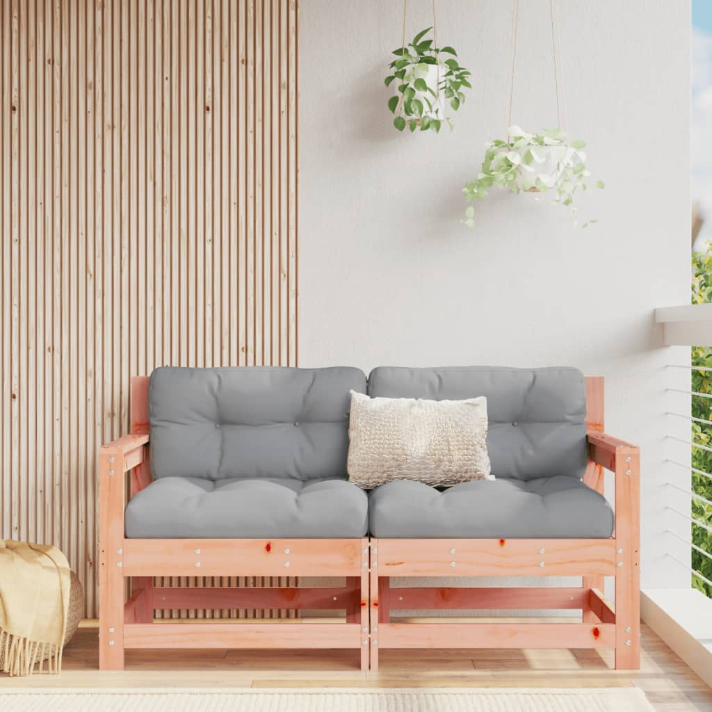 Garden Corner Sofas 2 pcs Solid Wood Douglas - Direct Imports