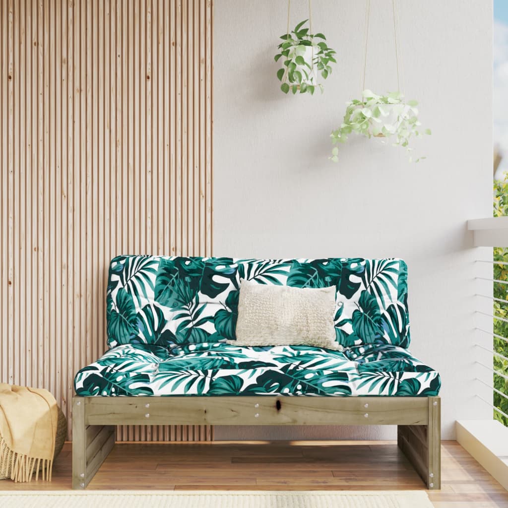 Garden Middle Sofa 120x80 cm Impregnated Wood Pine - Millennium Furniture