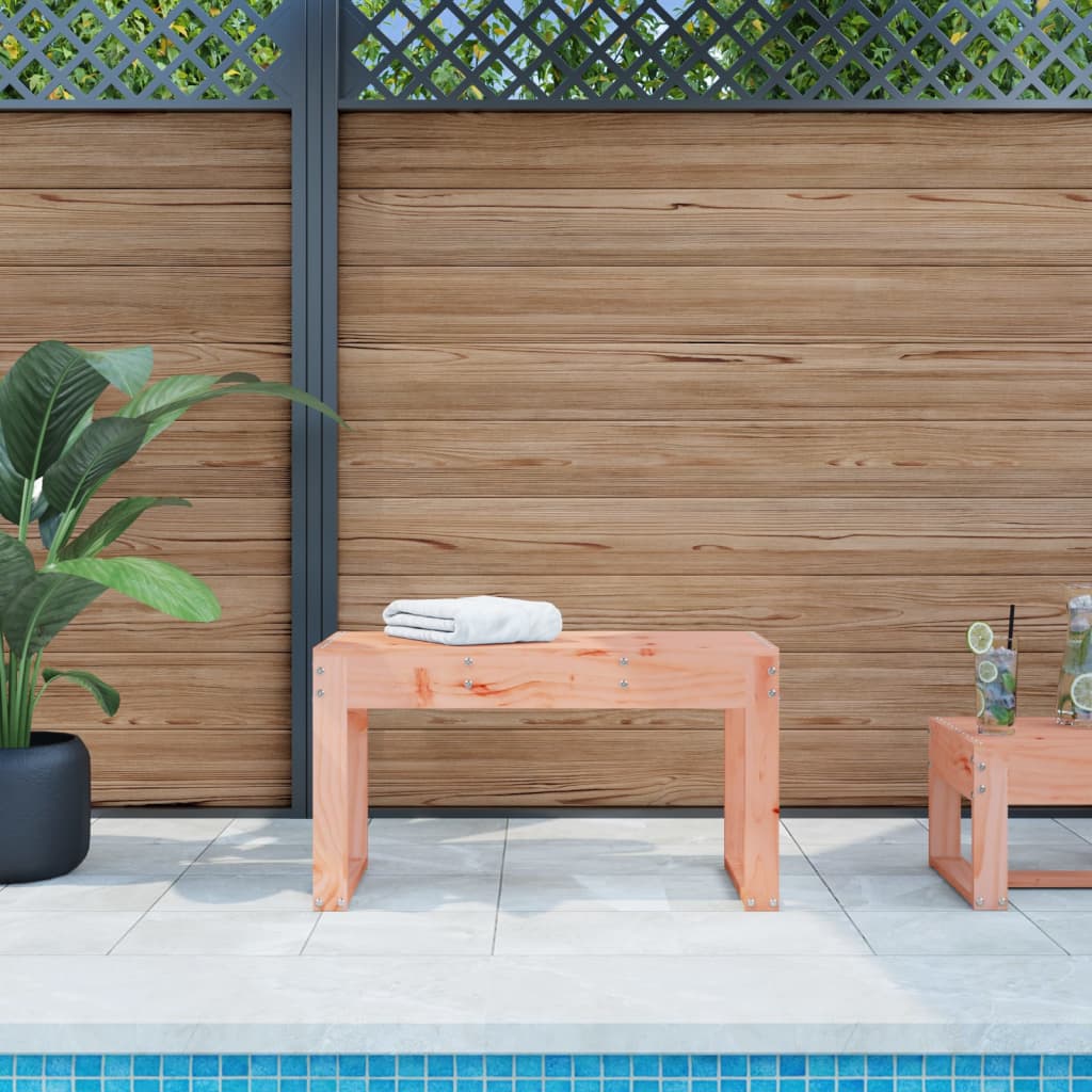 Garden Bench 80x38x45 cm Solid Wood Douglas - Merkel Designers