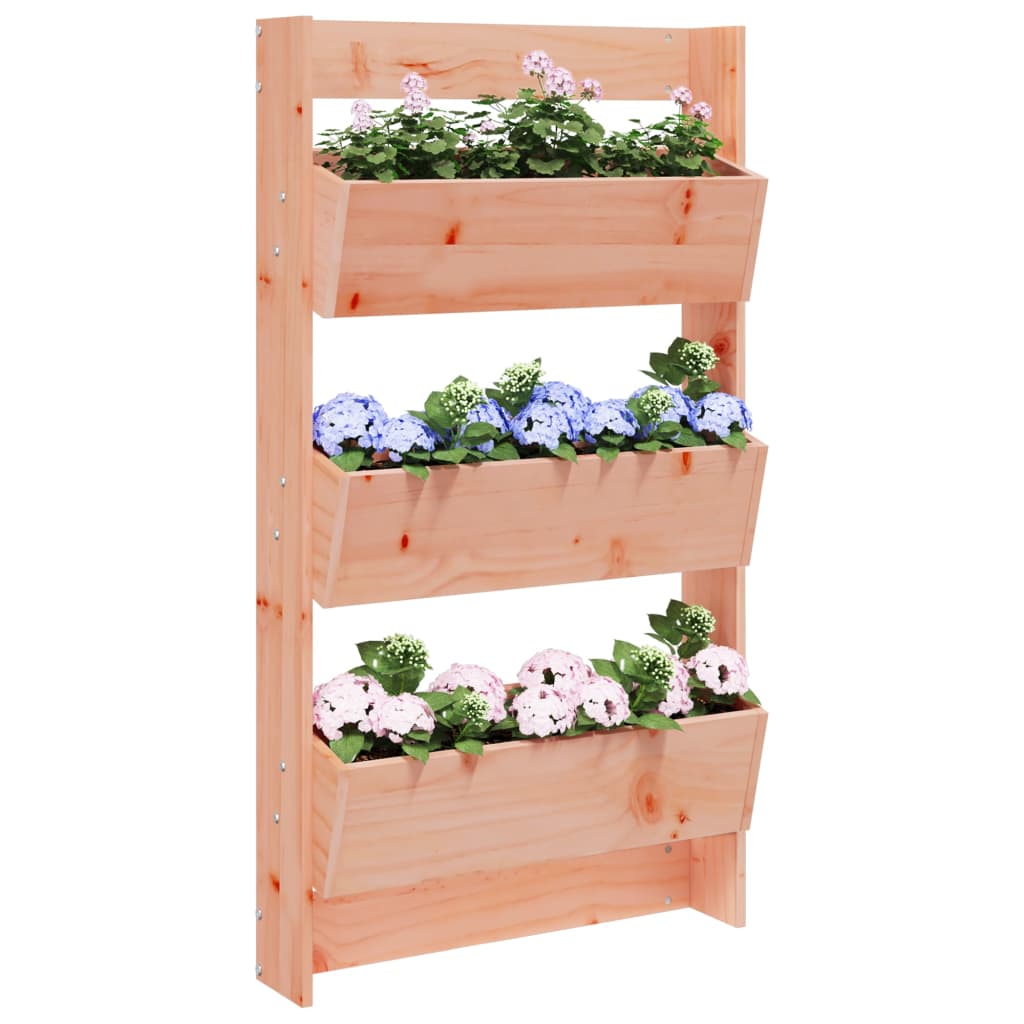 Wall Planter 3-Tier 60x18.5x110 cm Solid Wood Douglas - Casper Homes