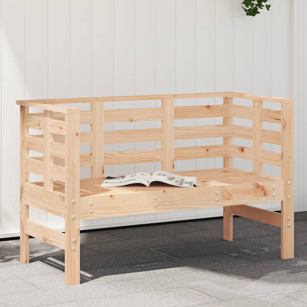Garden Bench 111.5x53x71 cm Solid Wood Pine - Merkel Designers