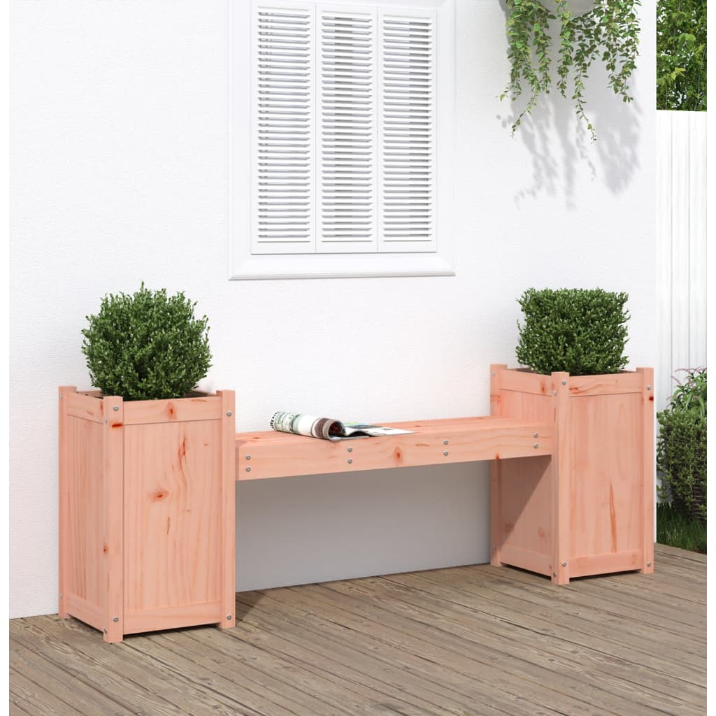 Planter Bench 180x36x63 cm Solid Wood Douglas - Merkel Designers