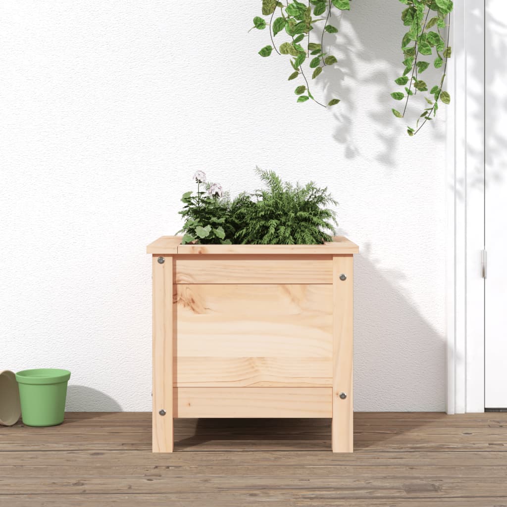 Garden Planter 40x40x39 cm Solid Wood Pine - Tyrell & Tyrell