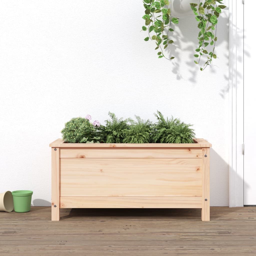 Garden Planter 82.5x40x39 cm Solid Wood Pine - Sid & Sam