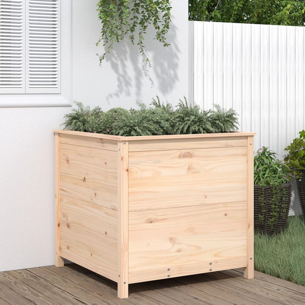 Garden Planter 82.5x82.5x78 cm Solid Wood Pine - Sid & Sam