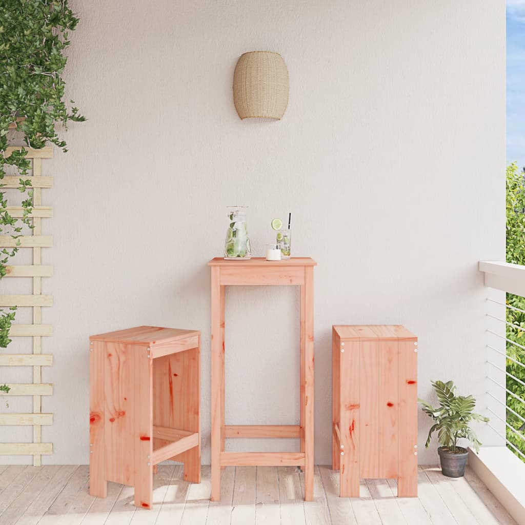 Bar Stools 2 pcs 40x36x75 cm Solid Wood Douglas - Millennium Furniture