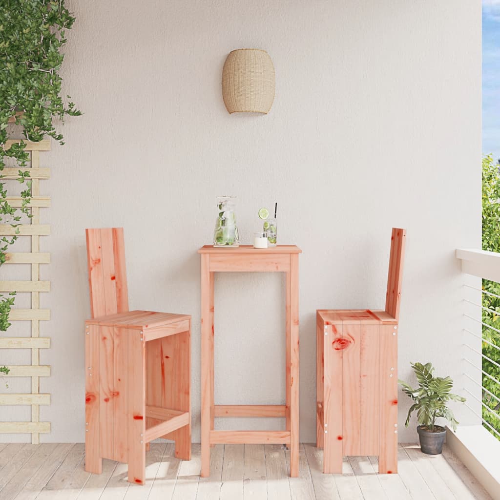 Bar Stools 2 pcs 40x42x120 cm Solid Wood Douglas - Merlin Deals