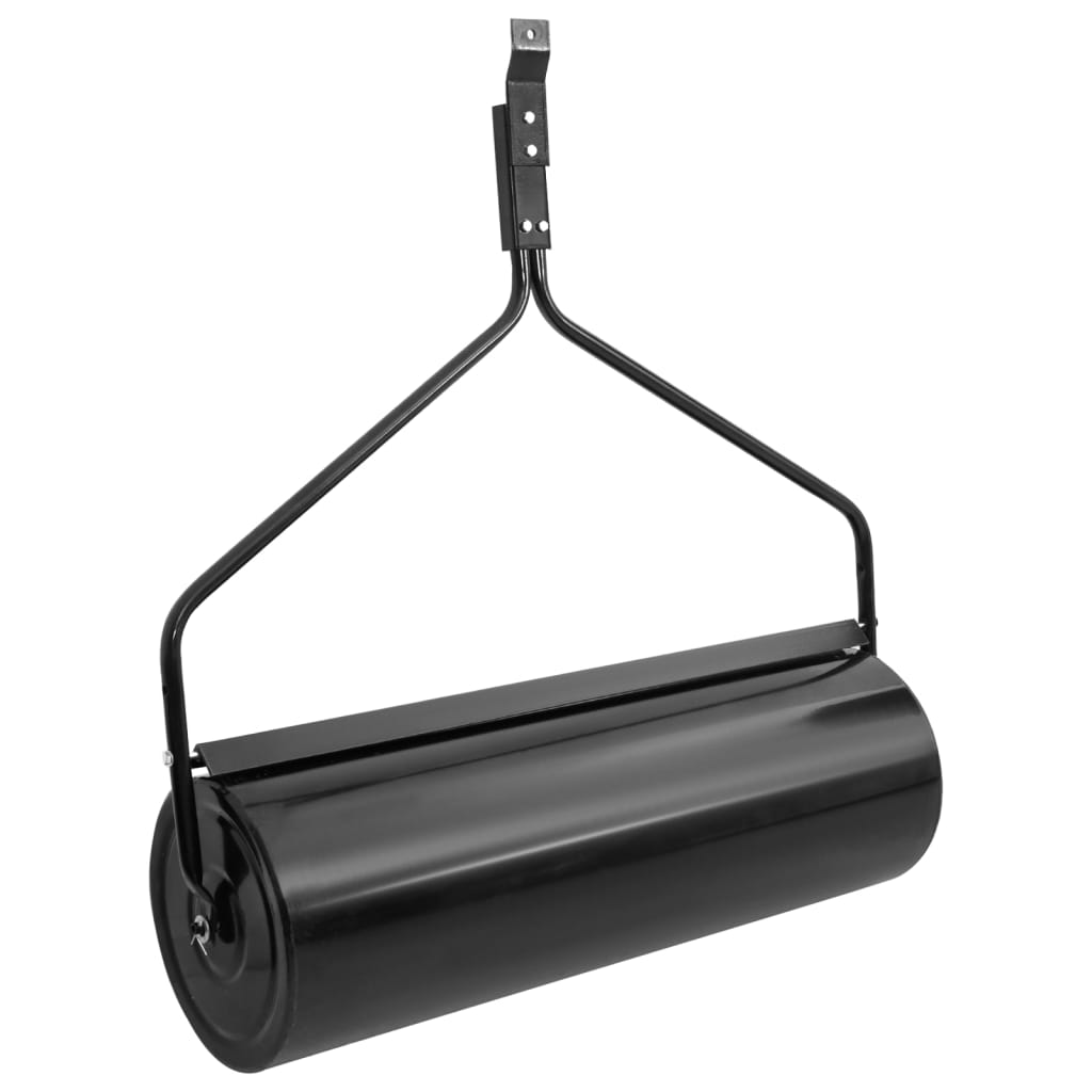 Garden Lawn Roller Black 63 L Iron - Sid & Sam