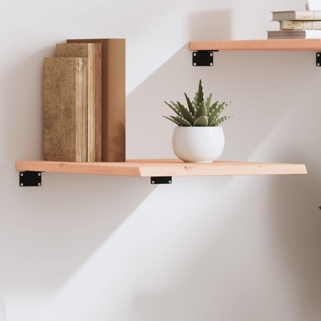 Wall Shelf 40x60x2 cm Untreated Solid Wood Oak - Sid & Sam