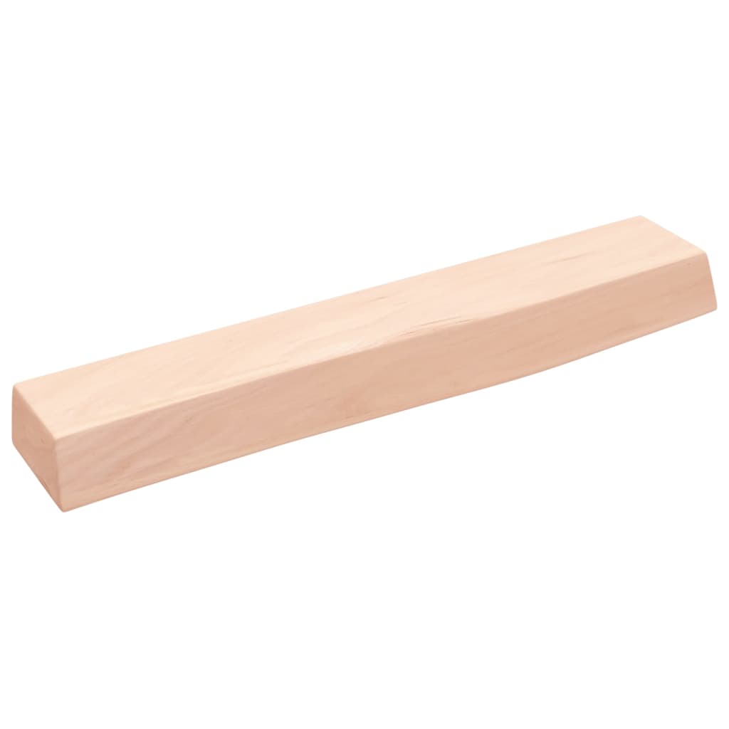 Wall Shelf 60x10x6 cm Untreated Solid Wood Oak - Casper Homes