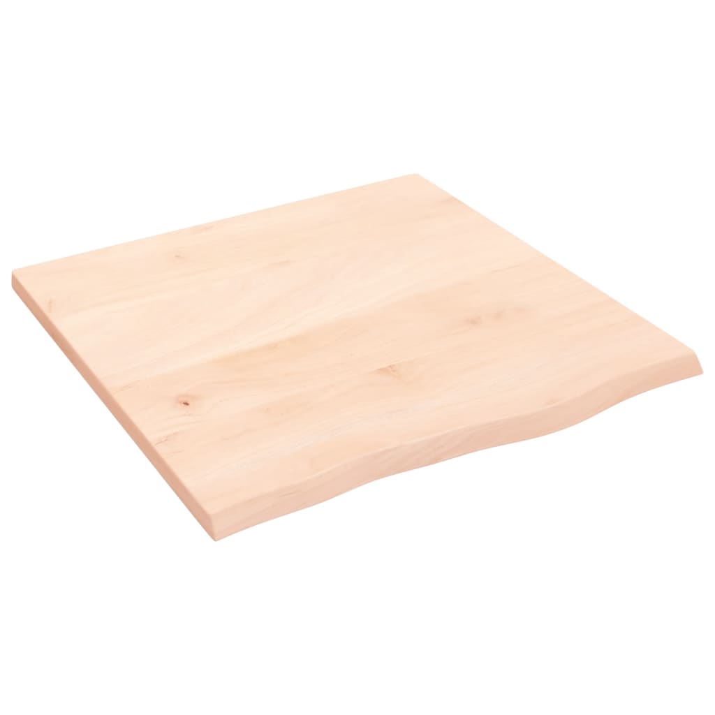 Wall Shelf 60x60x2 cm Untreated Solid Wood Oak - Tyrell & Tyrell
