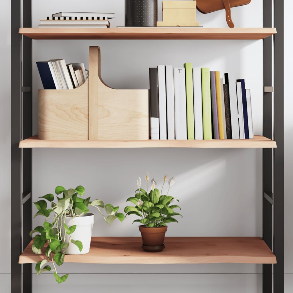 Wall Shelf 100x60x2 cm Untreated Solid Wood Oak - Sid & Sam
