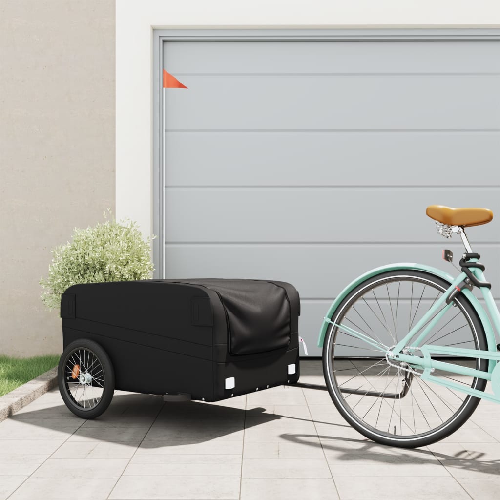 Bike Trailer Black 45 kg Iron - Sid & Sam