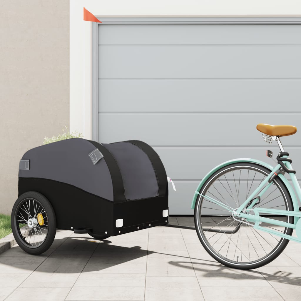 Bike Trailer Black 45 kg Iron - Sid & Sam