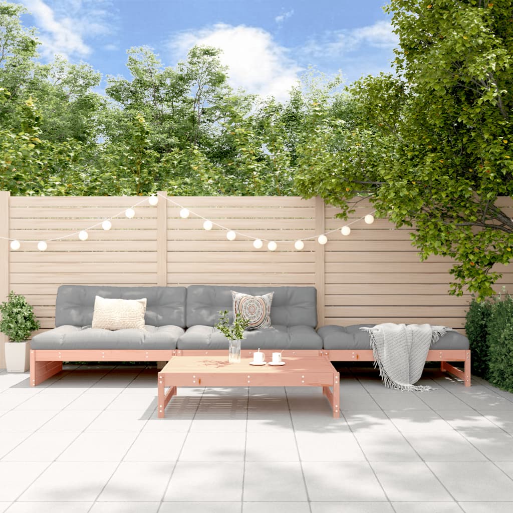 4 Piece Garden Lounge Set Solid Wood Douglas - Direct Imports