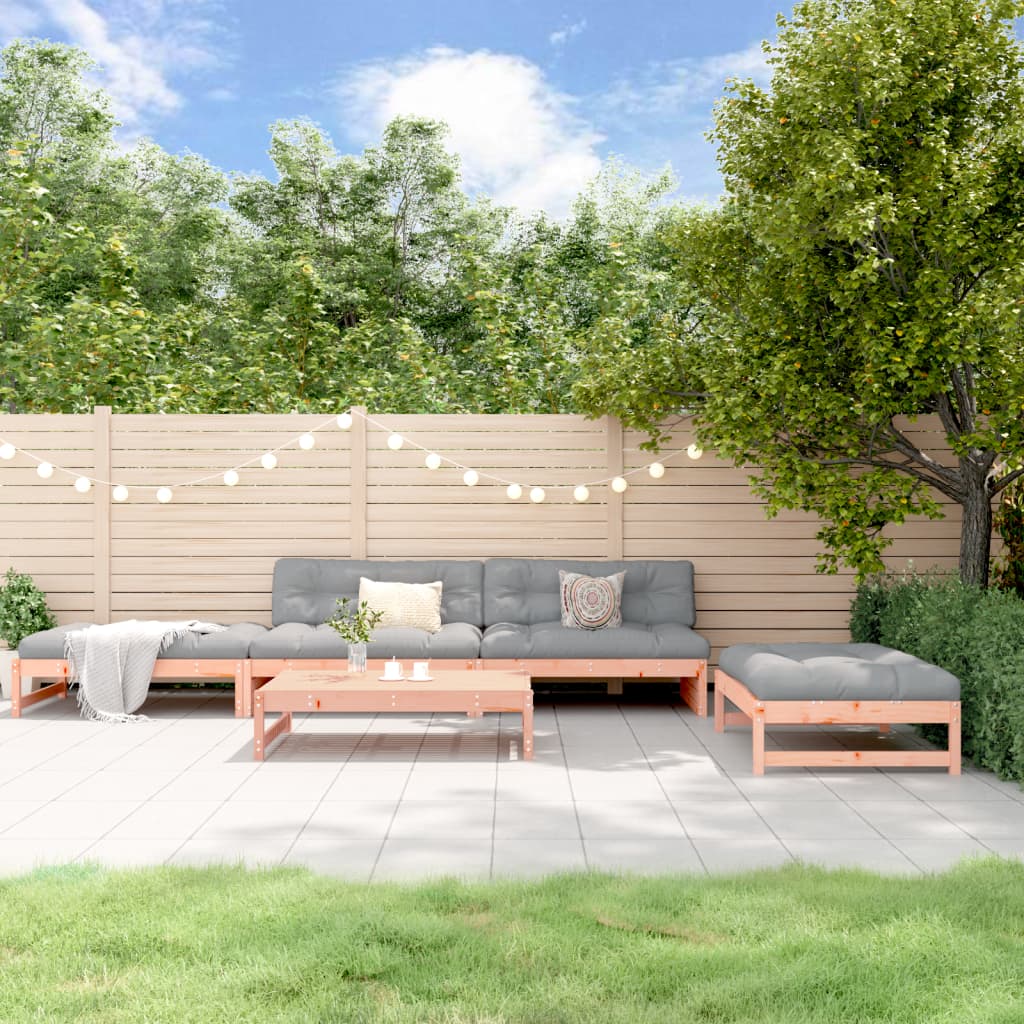 5 Piece Garden Lounge Set Solid Wood Douglas - Direct Imports