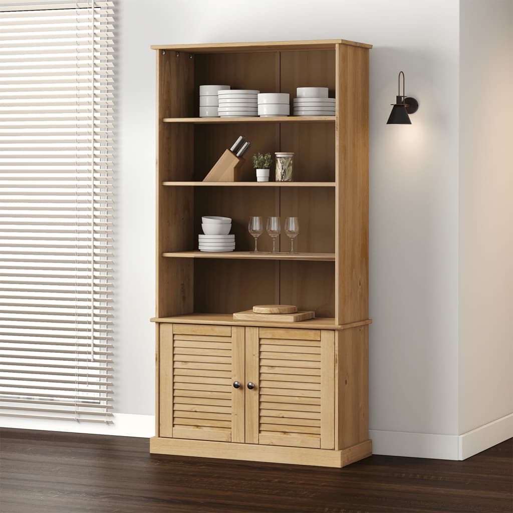 Bookcase VIGO 85x35x170 cm Solid Wood Pine - All Things Good