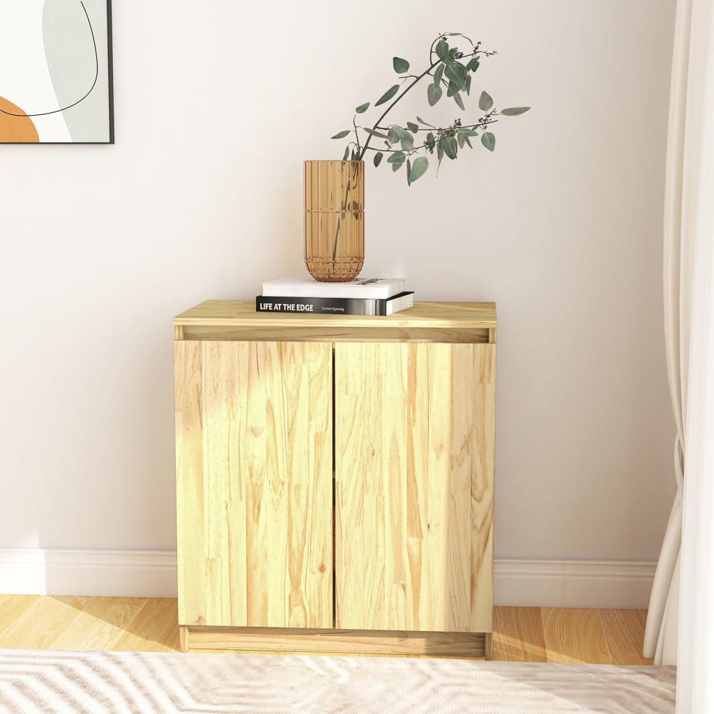 Side Cabinet 60x36x65 cm Solid Wood Pine - Casper Homes
