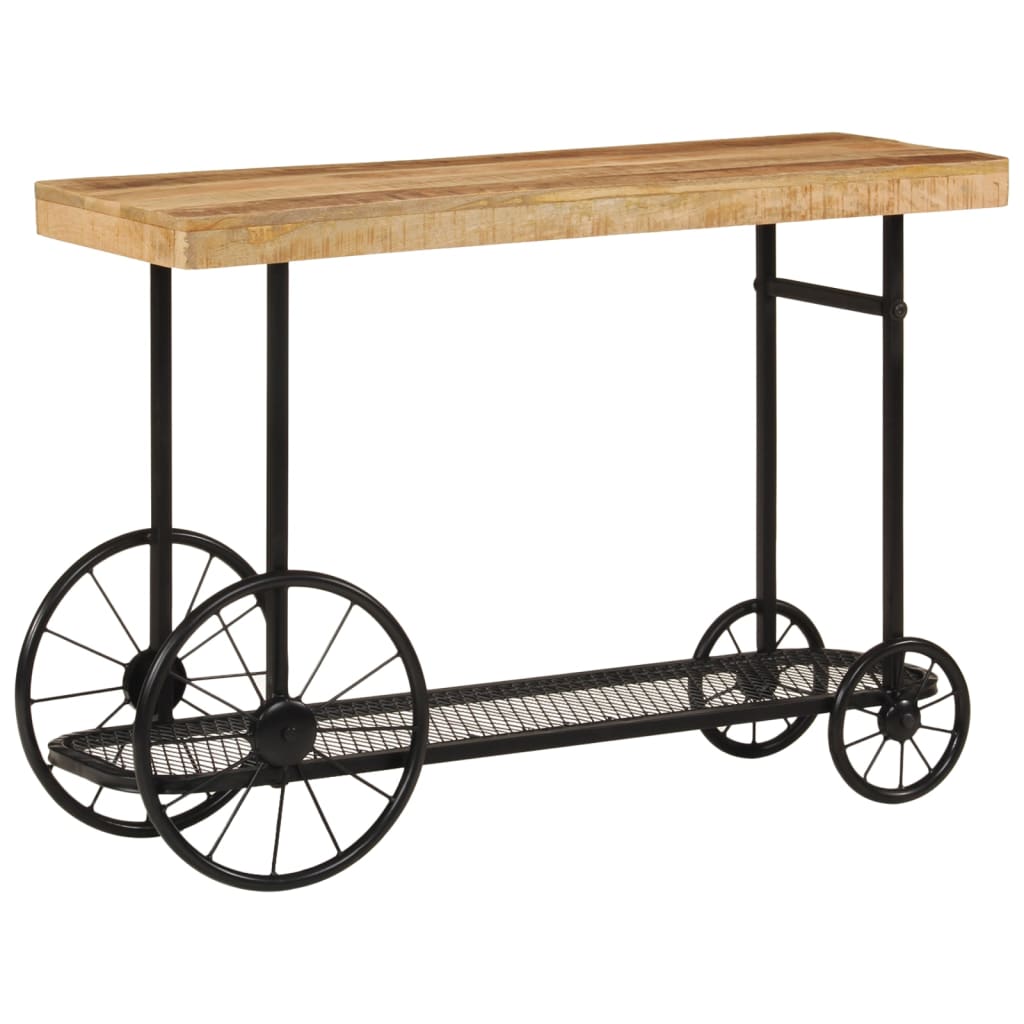 Console Table 112x36x76 cm Solid Wood Mango and Iron - Casper Homes