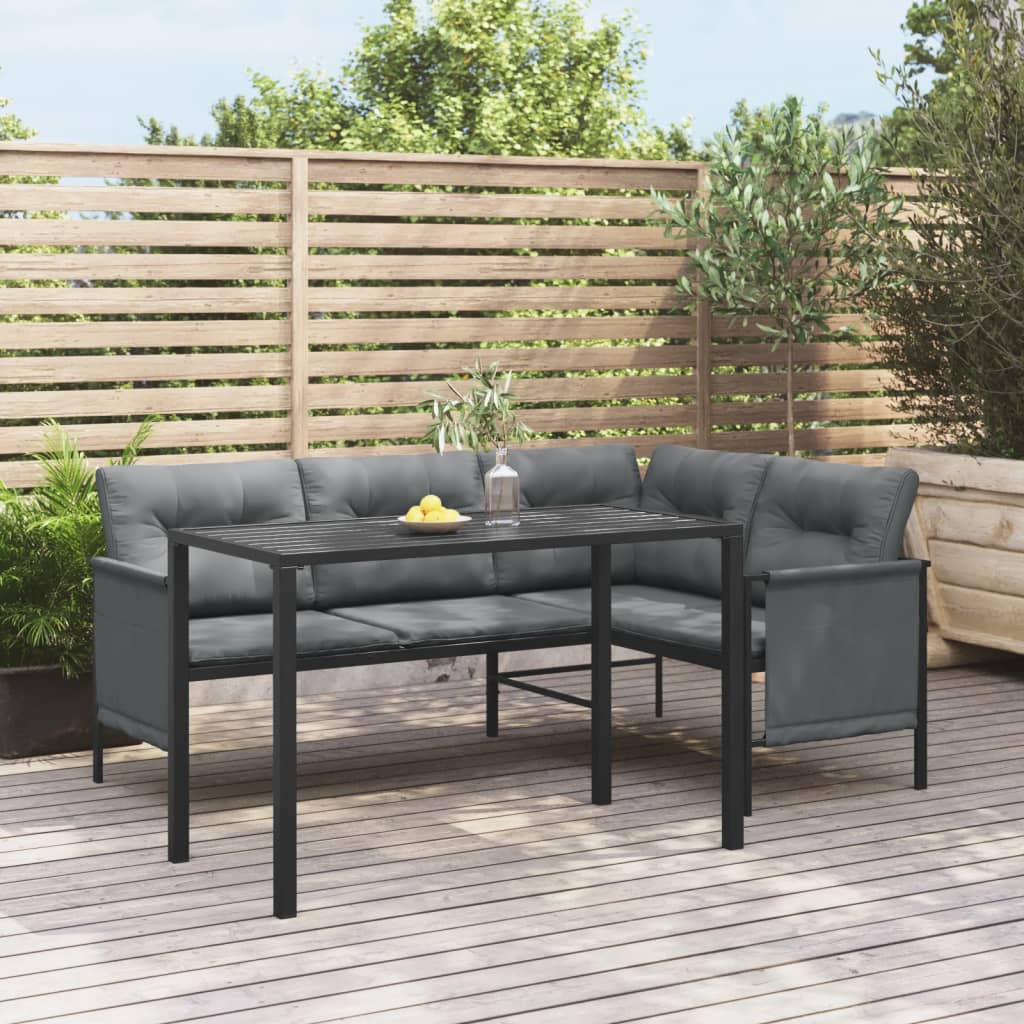 Garden Dining Table Anthracite 110x54x70 cm Steel - All Things Good