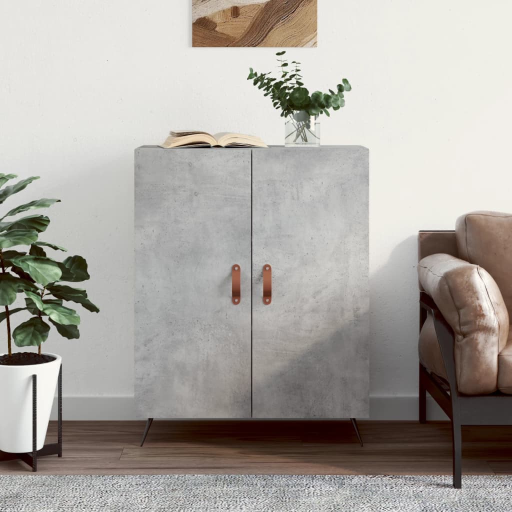 Sideboard Concrete Grey 69.5x34x90 cm Engineered Wood - Tyrell & Tyrell