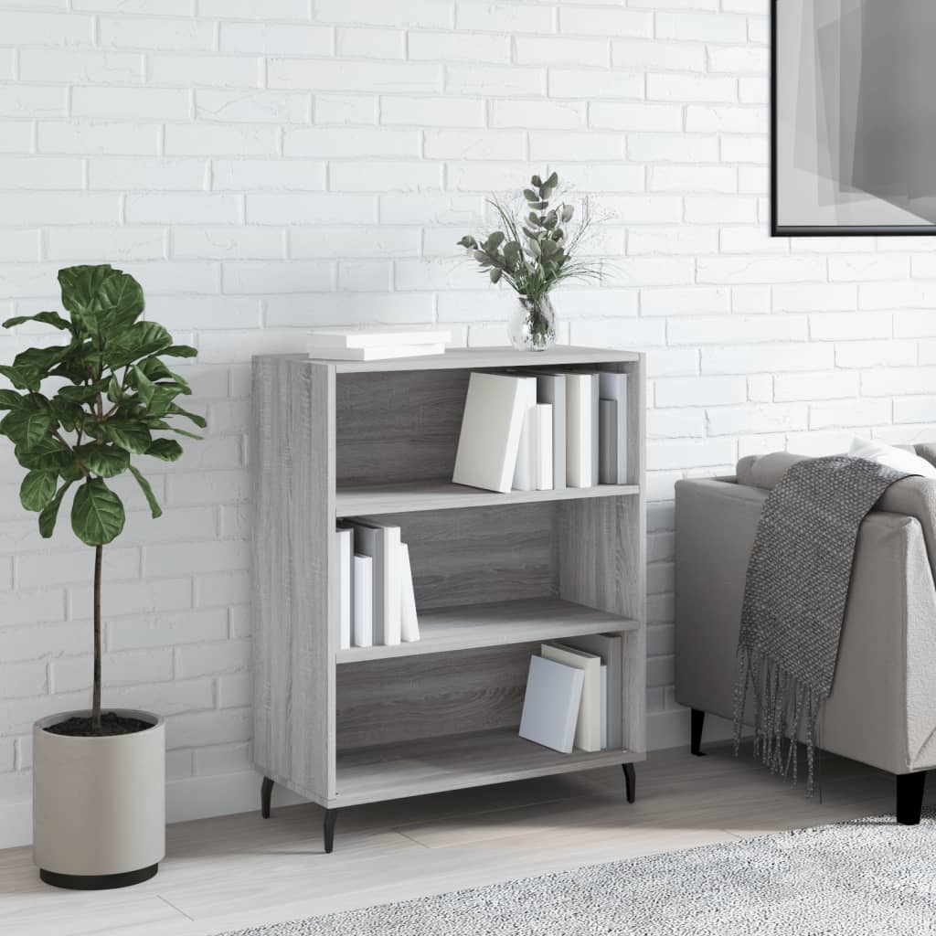 Shelf Cabinet Grey Sonoma 69.5x32.5x90 cm Engineered Wood - Tyrell & Tyrell