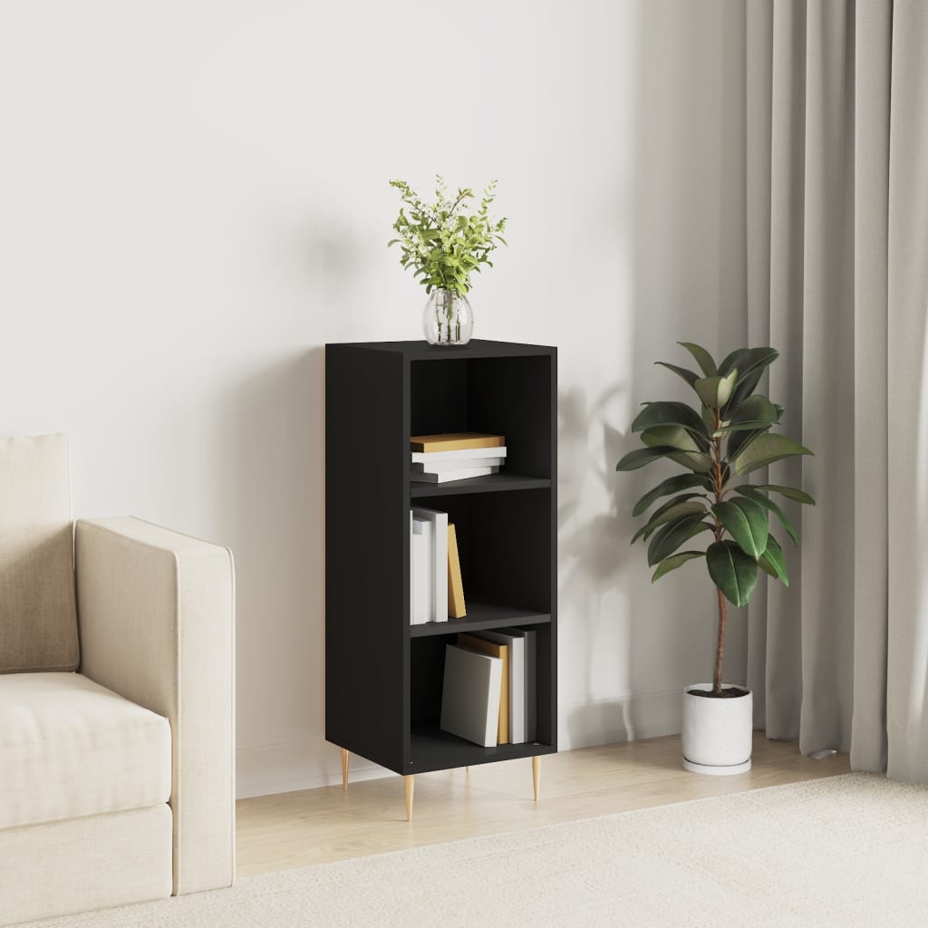 Sideboard Black 34.5x32.5x90 cm Engineered Wood - Sid & Sam