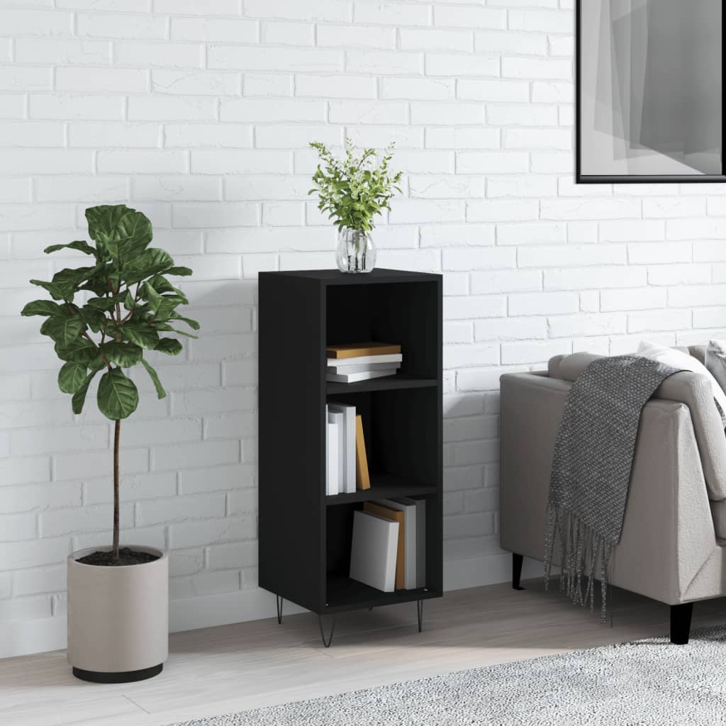 Sideboard Black 34.5x32.5x90 cm Engineered Wood - Tyrell & Tyrell