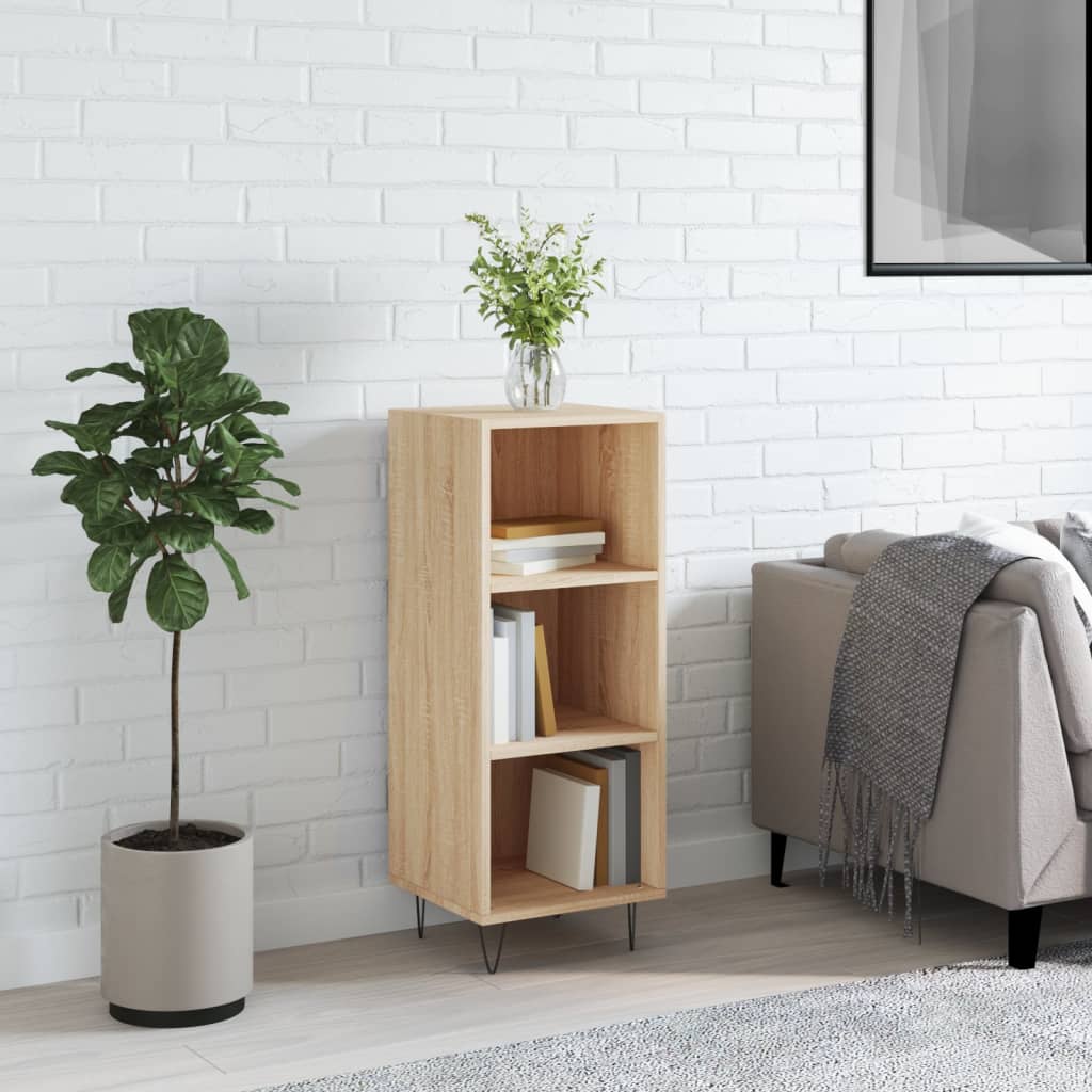 Sideboard Sonoma Oak 34.5x32.5x90 cm Engineered Wood - Tyrell & Tyrell