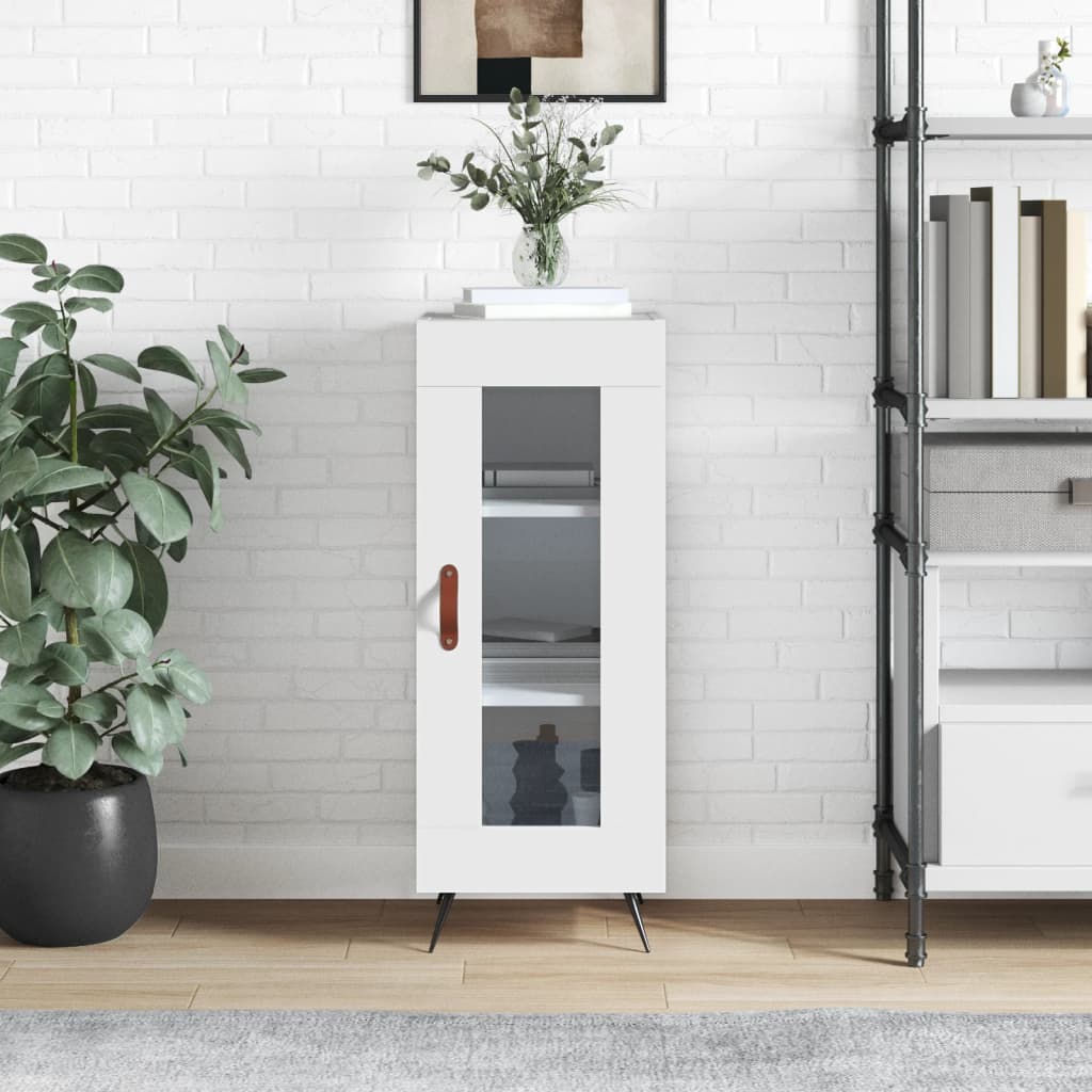 Sideboard White 34.5x34x90 cm Engineered Wood - Merkel Designers