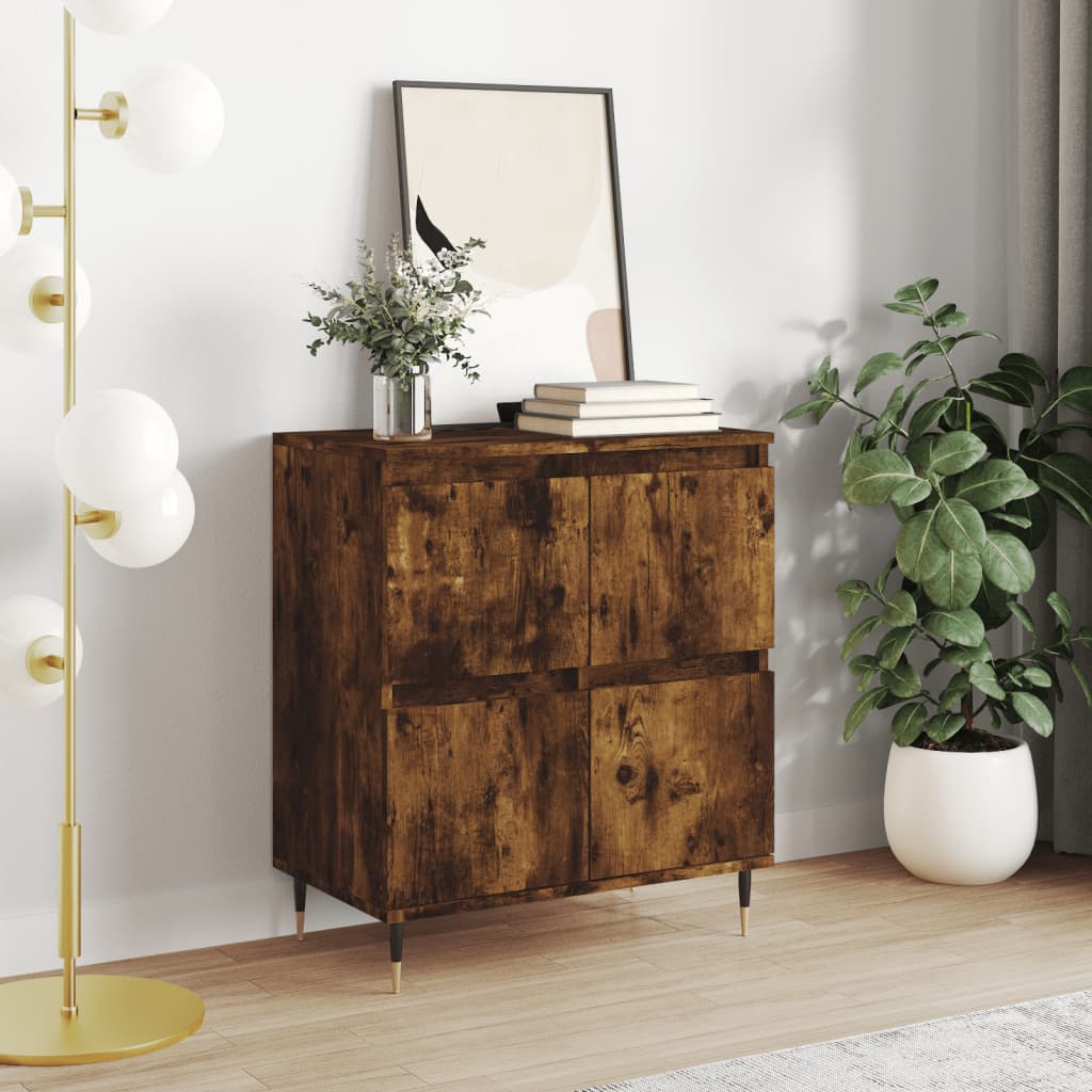 Sideboard Smoked Oak 60x35x70 cm Engineered Wood - Tyrell & Tyrell