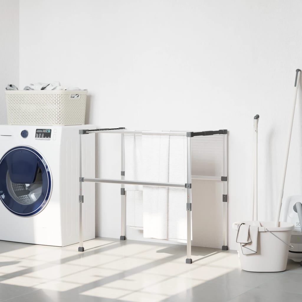 Laundry Dryer 83x(50-55)x(40-85) cm Aluminium - Tyrell & Tyrell