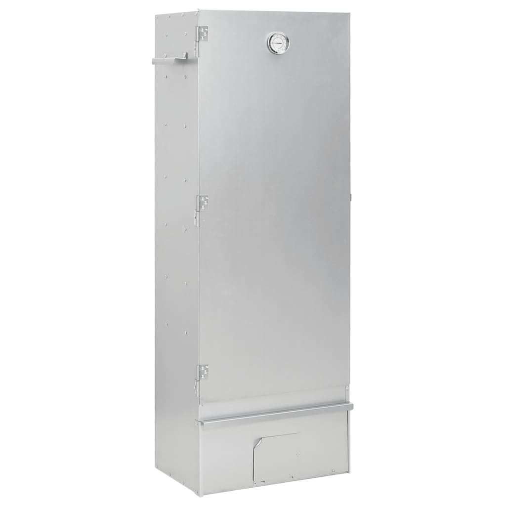 BBQ Oven Smoker with Wood Chips 44.5x29x110 cm Galvanised steel - Unbeatable Bargains