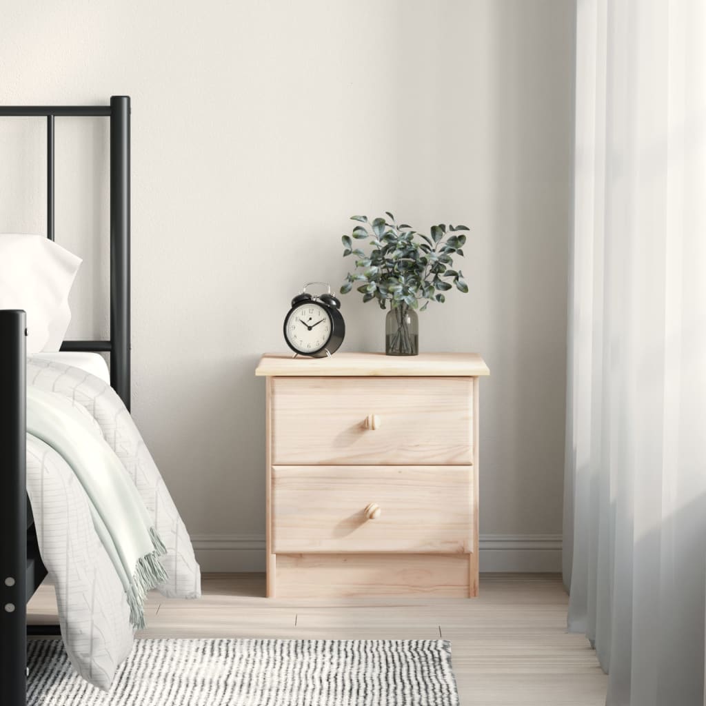 Bedside Cabinet ALTA 41x35x41 cm Solid Wood Pine - All Things Good