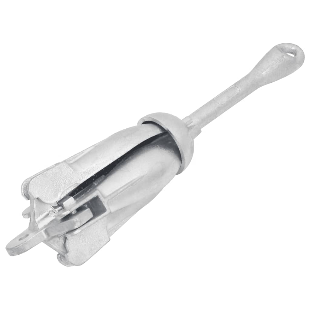 Folding Anchor Silver 6 kg Malleable Iron - Tyrell & Tyrell