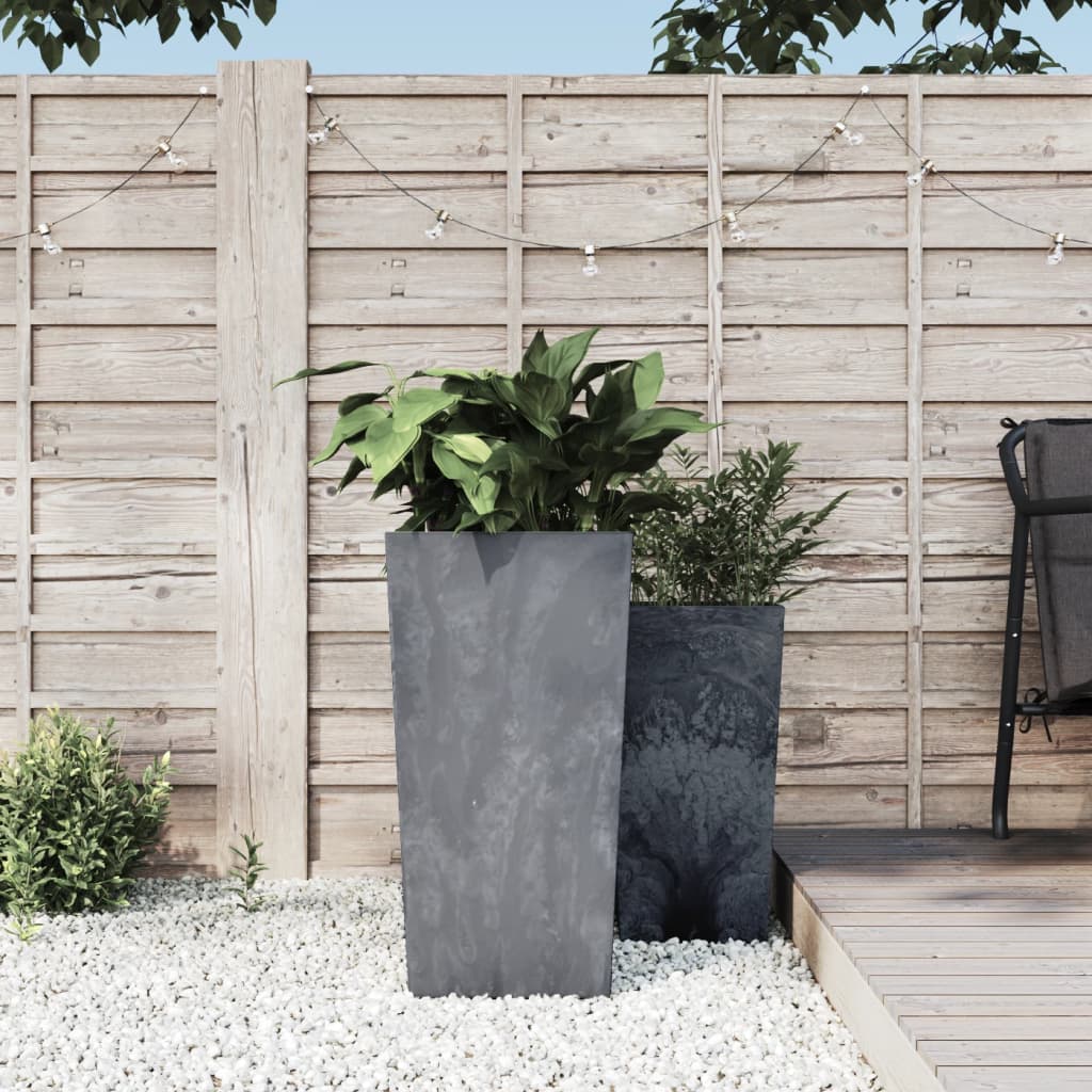 Planter with Removable Inner Grey 21/49 L PP Concrete Look - Unbeatable Bargains