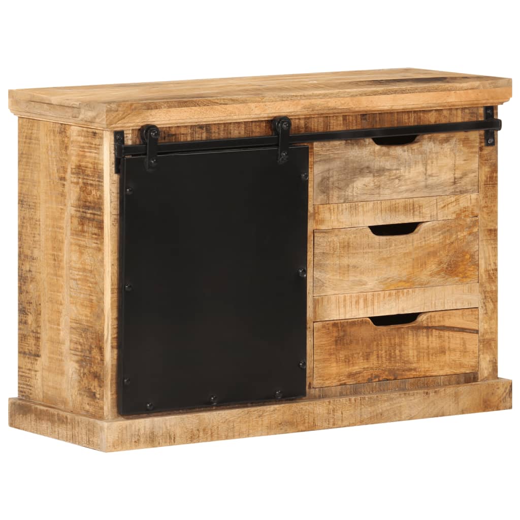 Sideboard 80x30x55 cm Solid Rough Wood Mango - Style and Chic