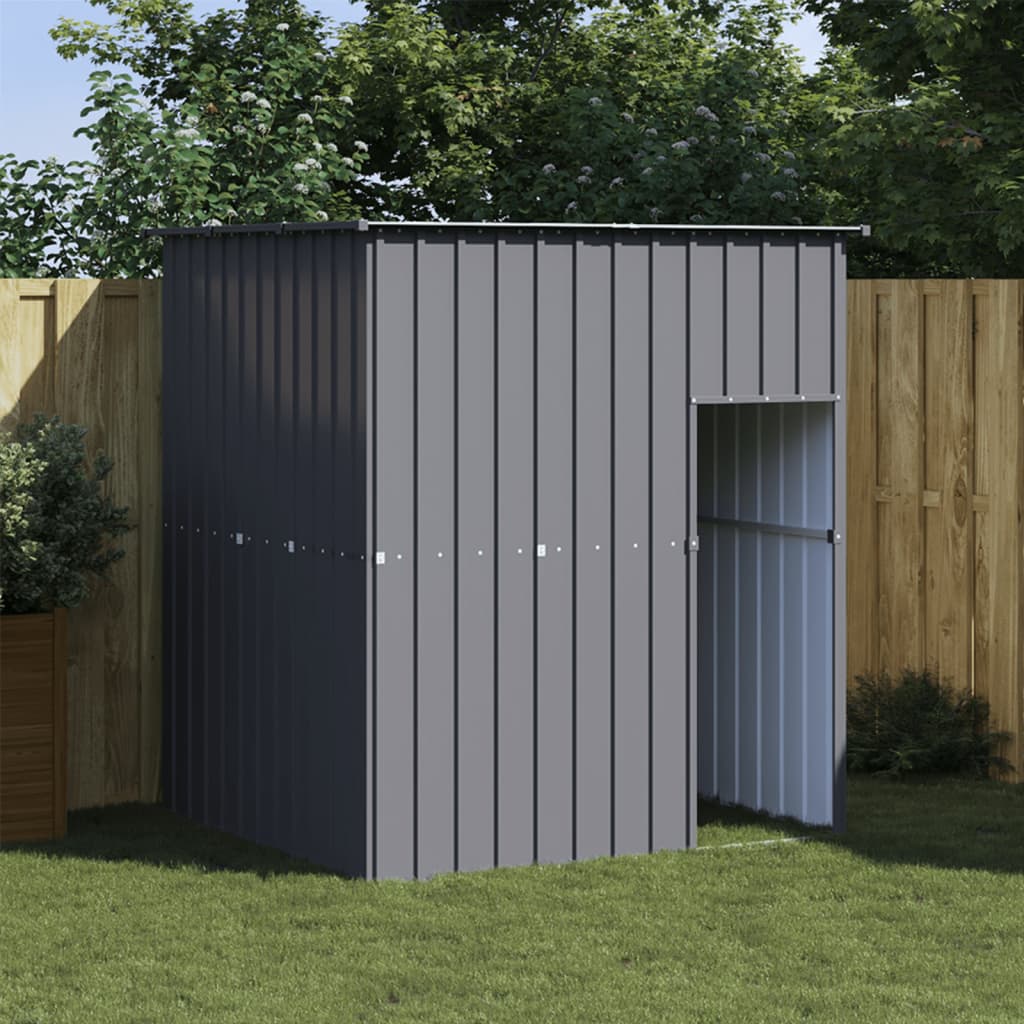 Dog House with Roof Anthracite 165x153x181 cm Galvanised Steel - Millennium Furniture