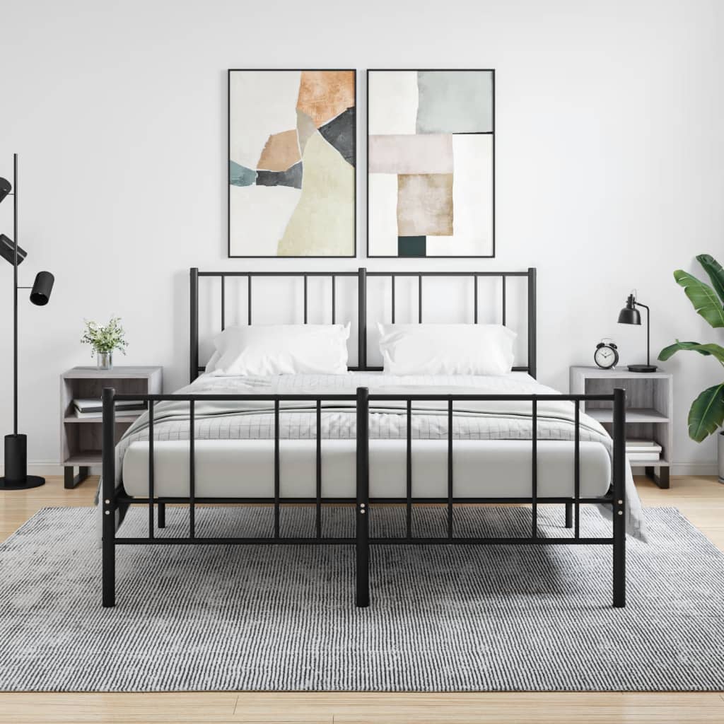 Bedside Cabinets 2 pcs Grey Sonoma 40x30x50 cm Engineered Wood - Casper Homes