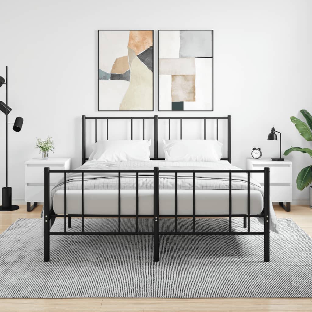 Bedside Table - PHOENIX Joe 2 Piece Nightstand White 40cm - Tyrell & Tyrell