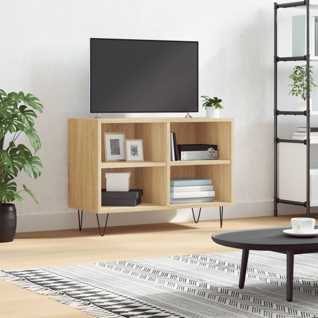 TV Cabinet Sonoma Oak 69.5x30x50 cm Engineered Wood - Millennium Furniture