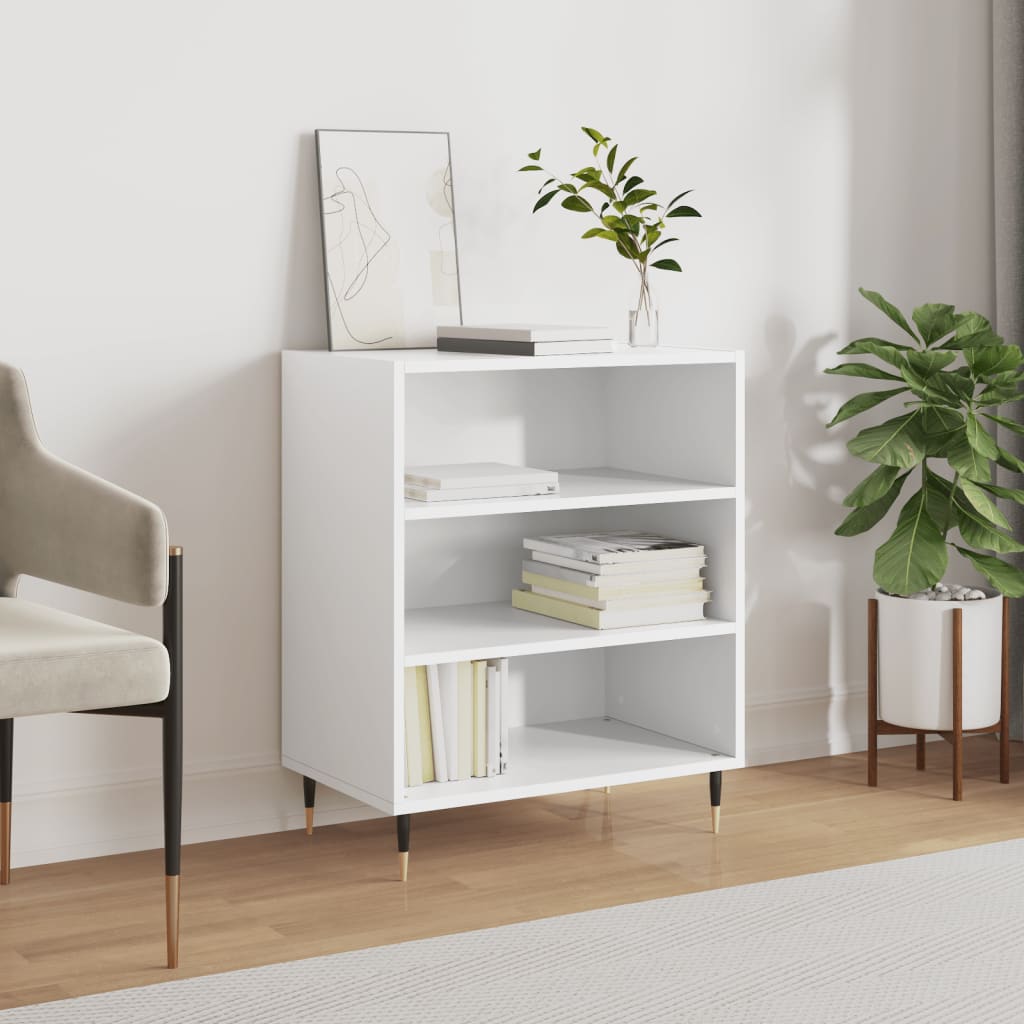 Sideboard White 57x35x70 cm Engineered Wood - Merkel Designers