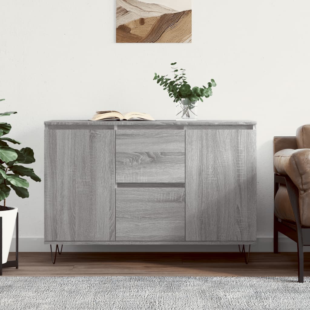 Sideboard Grey Sonoma 104x35x70 cm Engineered Wood - Direct Imports