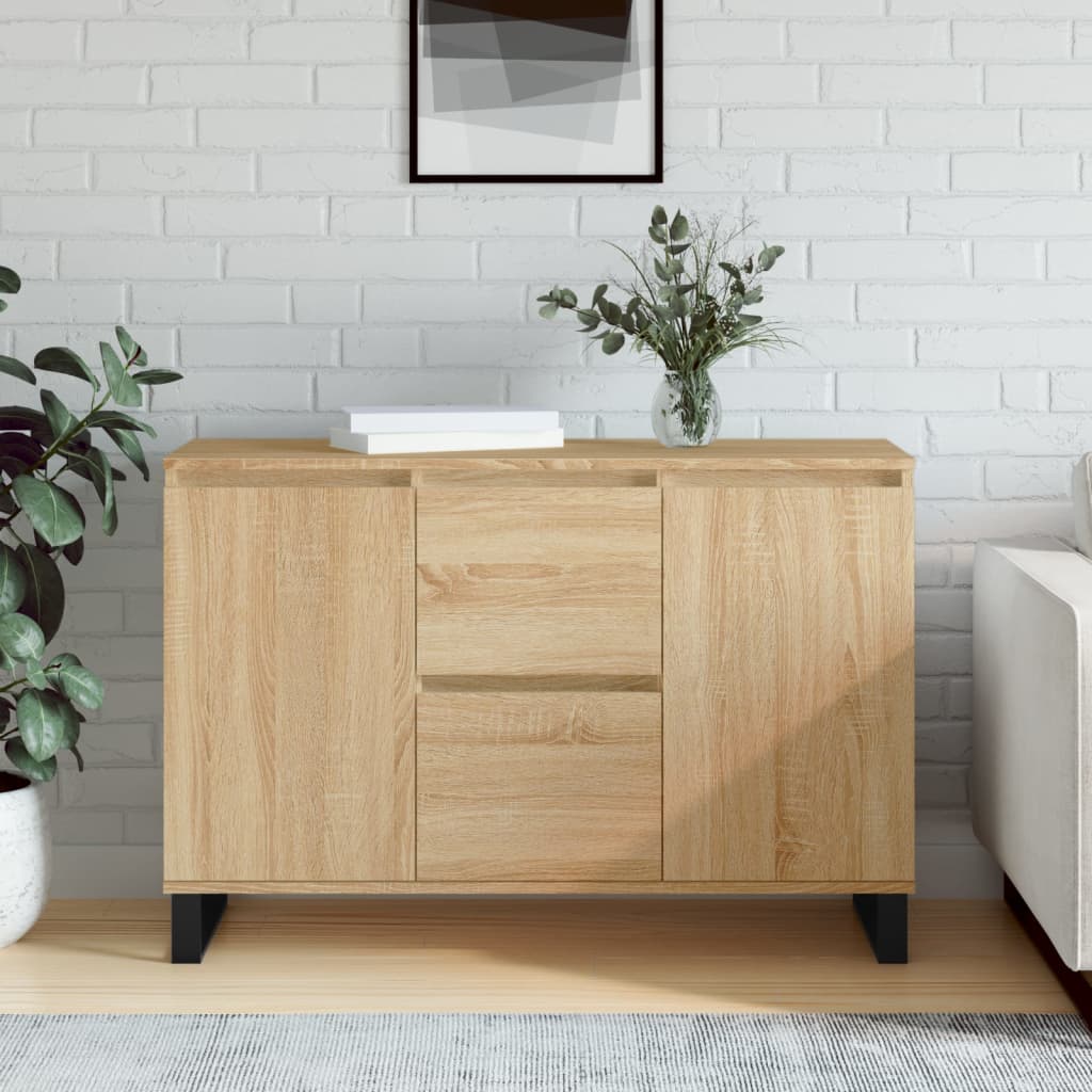 Sideboard Sonoma Oak 104x35x70 cm Engineered Wood - Unbeatable Bargains