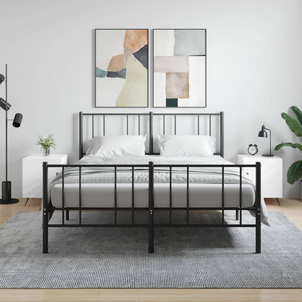 Bedside Table - MANNING Jax 2 Piece Nightstand High Gloss White 40cm - Merlin Deals