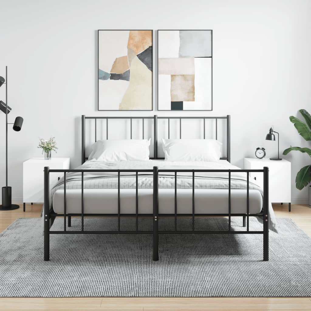 Bedside Table - MANNING Seb 2 Piece Nightstand High Gloss White 40cm - Unbeatable Bargains