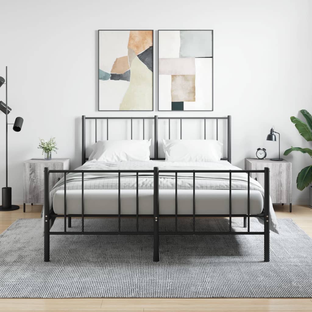 Bedside Table - MANNING Bea 2 Piece Nightstand Grey Sonoma 40cm - Merlin Deals
