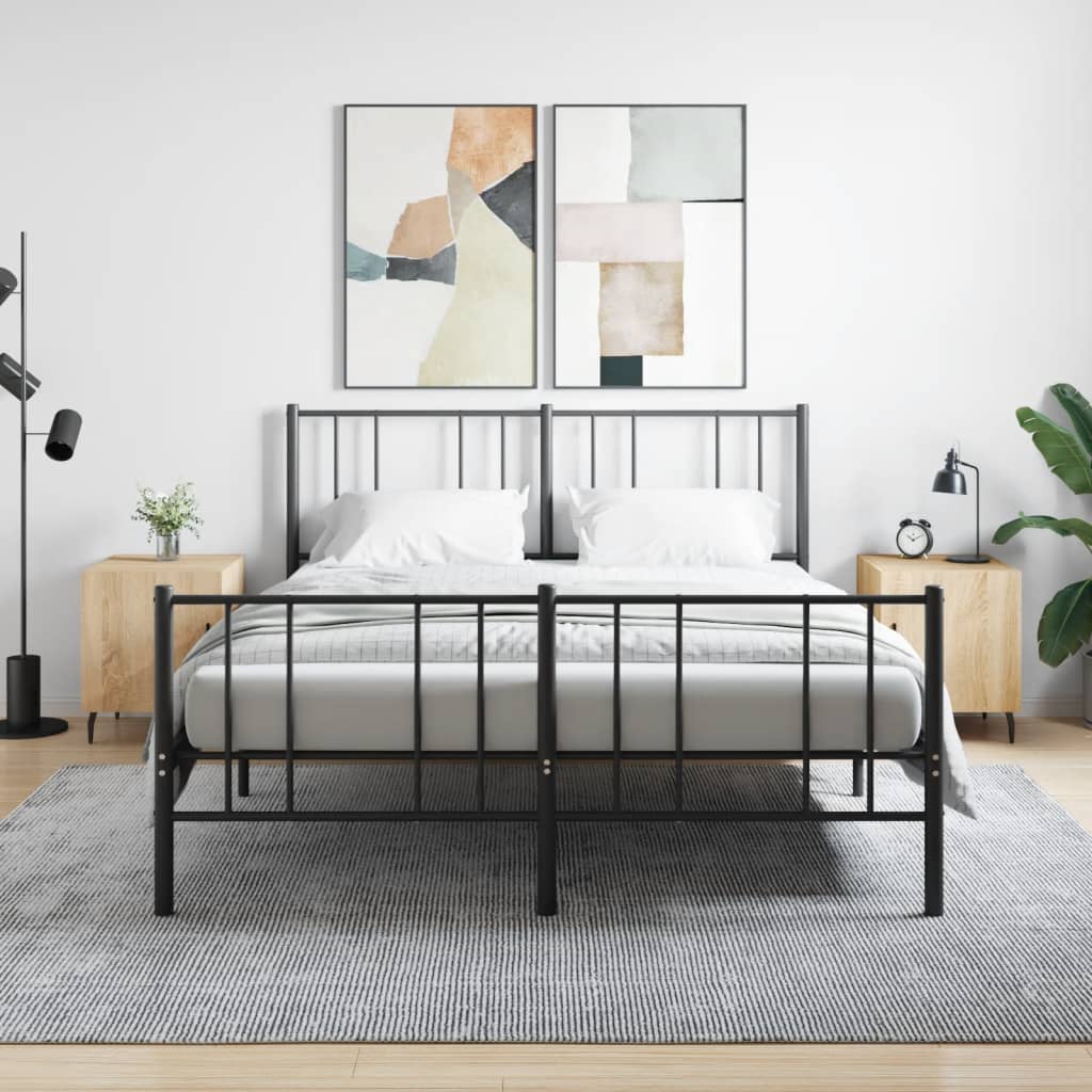 Bedside Table - MANNING Gus 2 Piece Nightstand Sonoma Oak 40cm - Sid & Sam