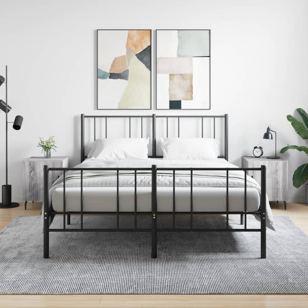 Bedside Table - MANNING Zac 2 Piece Nightstand Grey Sonoma 40cm - Tyrell & Tyrell