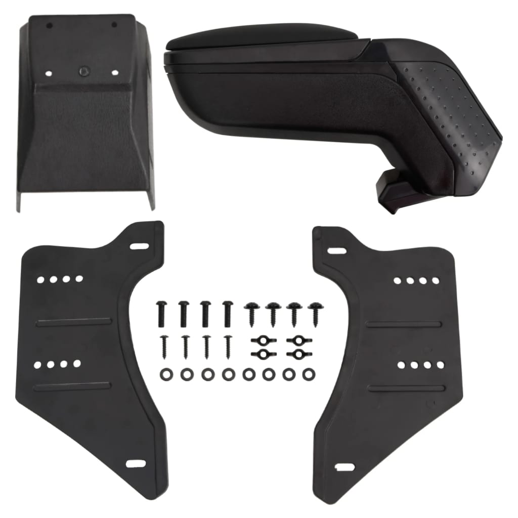 Car Armrest Universal Black 13x33x(33-53) cm ABS - Casper Homes